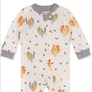 Burt's Bees Baby Boys' Sleep and Play PJs, 100% Organic Cotton Zip Front Pajamas